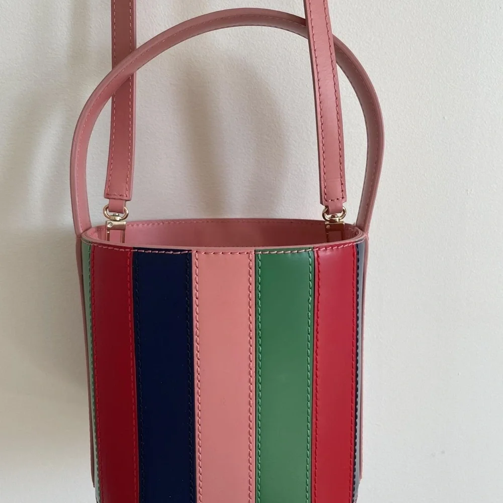 STAUD Colorful Striped Bucket Bag - Picture 3 of 4